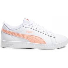 Puma Smash V2 Leather W - White/Apricot Blush/Black