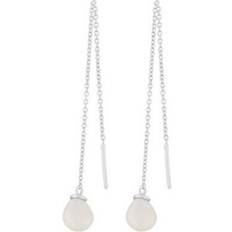 Pernille corydon lagoon øreringe Pernille Corydon Lagoon Earchains - Silver/Baroque Pearl