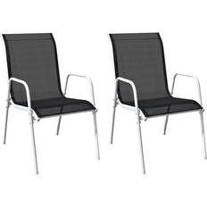 vidaXL 313070 2-pack Trädgårdsmatstol