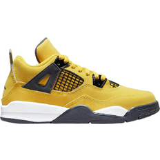 Jordan 4 barn Barnskor Nike Jordan 4 Retro Lightning PS - Tour Yellow/Multi-Color/Dark Blue Grey