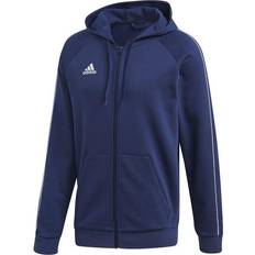 Adidas Core 19 Hoodie Men - Dark Blue/White