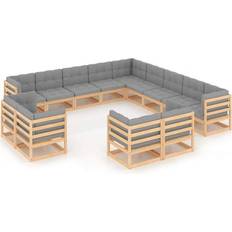 vidaXL 3077014 Loungesæt, borde inkl. 13 sofaer