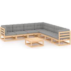 vidaXL 3076879 Loungesæt, 1 borde inkl. 7 sofaer