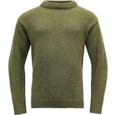 Devold Nansen Man Sweater Crew Neck - Olive