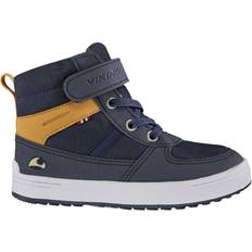 Viking lucas Barnskor Viking Lucas Mid Jr WP - Navy/Honey