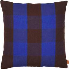 Ferm Living Kuddar Ferm Living Grand Innerkudde Chocolate/Bright Blue (50x50cm)