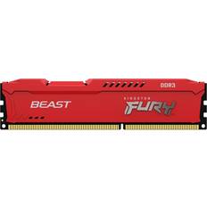 Kingston DDR3 Memorie RAM Kingston Fury Beast Red DDR3 1600MHz 4GB (KF316C10BR/4)