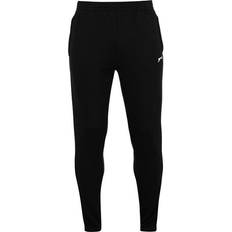 Slazenger Cuffed Fleece Jogging Pants Men - Black