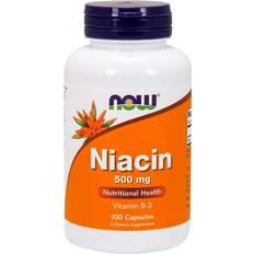 Niacin 500 Now Foods Niacin 500mg 100 pcs