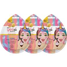 Yes To Grapefruit Vitamin C Glow-Boosting Unicorn Single Use Peel-Off Mask 3-pack