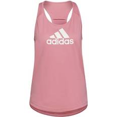 adidas Logo Sport Tank Top - Rose Tone/White