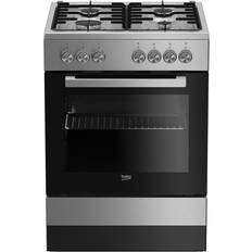 60cm - Horno de convección/ventilador Cocinas de gas Beko FSE62120DX Acero inoxidable