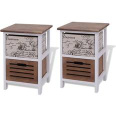 vidaXL 242883 Bedside Table 28x30cm