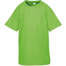 Spiro Boy's Performance Aircool T-shirt - Lime