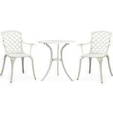 vidaXL 315593 Bistro Set, 1 Table incl. 2 Chairs