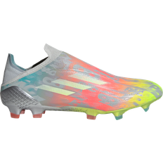 Adidas Multicolored Soccer Shoes adidas X Speedflow+ FG - Clear Onix/Cloud White/Solar Yellow