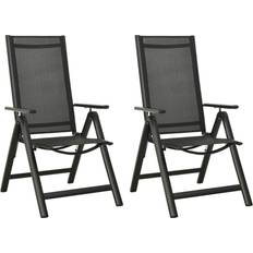 Aluminium Patio Chairs Garden & Outdoor Furniture vidaXL 312188 2-pack Garden Dining Chair