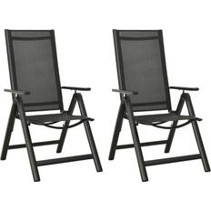vidaXL 312188 2-pack Trädgårdsmatstol