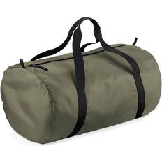 BagBase Packaway Duffle Bag 2-pack - Olive Green/Black