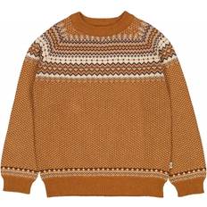 Wheat Bennie Knit Pullover - Cinnamon Melange (2575e-560-3025)