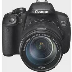 Fotocamere Digitali Canon EOS 700D Kit 18-135 IS STM Nero Sensore CMOS 18 Mpx Display 3' Touch Filmati Full HD