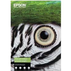 A4 - Bläckstråle Fotopapper Epson Fine Art Cotton Smooth Bright A4 300g/m² 25st