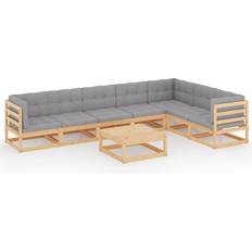 vidaXL 3076659 Outdoor Lounge Set, 1 Table incl. 7 Sofas