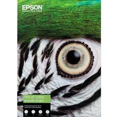 A2 Fotopapper Epson Fine Art Cotton Smooth Bright A2 300g/m² 25st