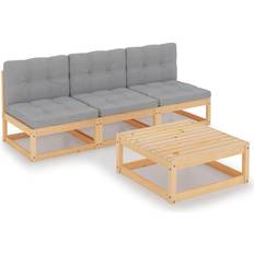 vidaXL 3076354 Outdoor Lounge Set, 1 Table incl. 3 Sofas