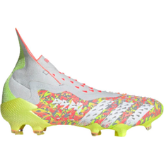 Homme - Multicolore Chaussures de football Adidas Predator Freak + FG M - Clear Grey/Cloud White/Solar Yellow