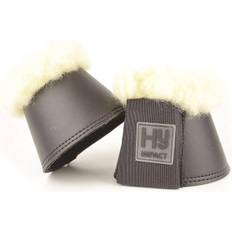 Hy Equestrian Faux Lambskin Over Reach Boots