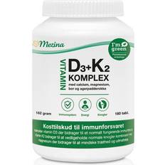 Magnesium komplex Mezina D3+K2 Komplex 180 stk