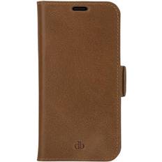 dbramante1928 Copenhagen Slim Etui à rabat pour téléphone portable cuir pleine fleur brun clair pour Apple iPhone 13 Pro Max