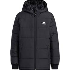 Adidas Junior Padded Winter Jacket - Black/Black/White (H45030)