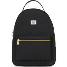 Gold/Brass - Solid Colour Backpacks Herschel Nova Mid-Volume Backpack - Black