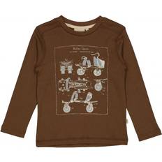 Brun T-shirts Børnetøj Wheat Roller Skates T-shirts - Walnut (2165e-010-3201)