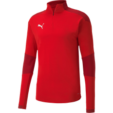 Puma teamFINAL 21 Training 1/4 Zip Top Men - Red/Chili Pepper