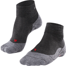 Ankelstrumpor & Sneakerstrumpor - Ull Falke Women TK5 Short Trekking Socks - Black Mix