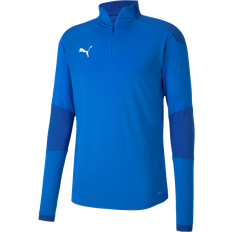 Puma teamFINAL 21 Training 1/4 Zip Top Men - Electric Blue Lemonade/Team Power Blue