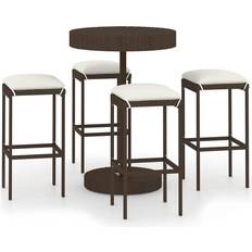 vidaXL 3064762 Bargrupp, 1 Bord inkl. 4 Stolar