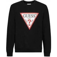 Guess Man Clothing Guess Audley Crewneck Sweatshirt - Jet Black