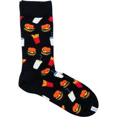 Happy Socks XS Calzini Happy Socks Hamburger & Fries Socks - Black/Multi