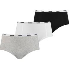 Puma Mini Short 3-pack - White/Grey/Black