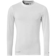 Elastan/Lycra/Spandex Basisschicht-Oberteile Uhlsport Distinction Colors Base Layer Men - White