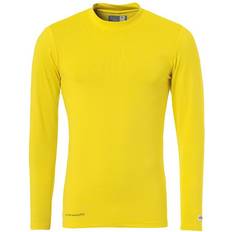 Giallo Strati di base Uhlsport Maglietta Intima Lunga Distinction - Jaune