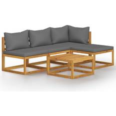 vidaXL 3057633 Loungesæt, 1 borde inkl. 3 sofaer
