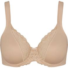 Triumph Sujetador de encaje de algodón para mujer W - Beige
