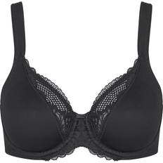 Triumph Soutien-gorge dentelé coton femme - Noir
