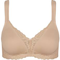 Triumph Modern Lace Cotton Bra - Beige