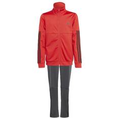 adidas Junior 3-stripes Team Tracksuit - Vivid Red/Black (GT0349)
